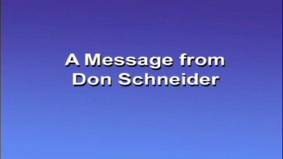 Don Schneider Greeting